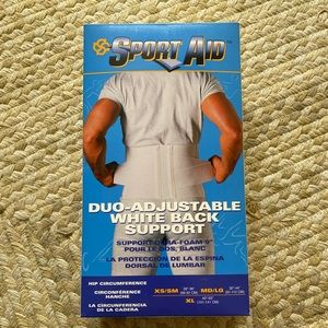 Sport Aid Duo Adjustable Back Support Size XL